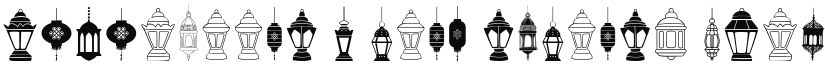 fotograami - lamp islamic Regular font