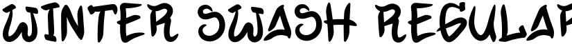 Winter Swash Regular font