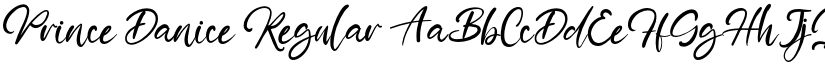 Prince Danice Regular font