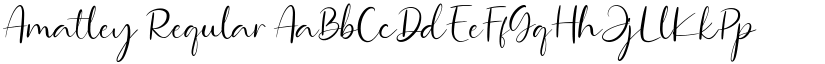 Amatley Regular font