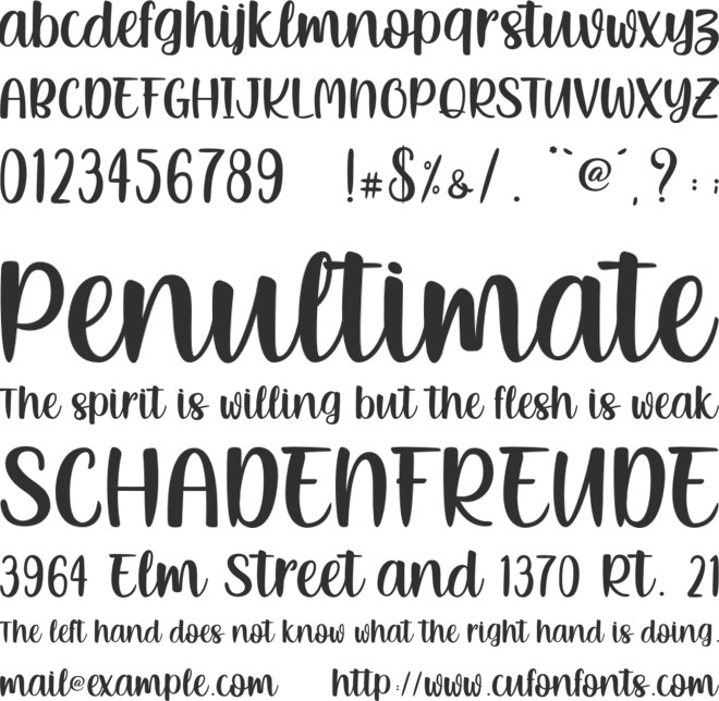 Lusy Jazz - Personal Use font preview
