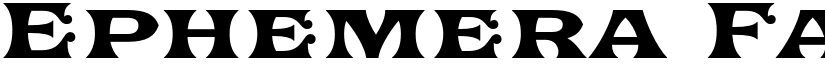Ephemera Fascia Demo font