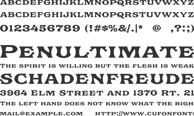 Ephemera Fascia font preview