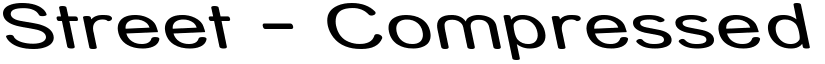 Street - Compressed Reverse Italic font