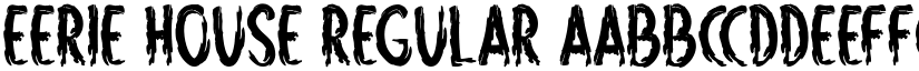 Eerie House Regular font