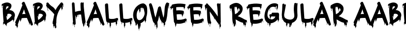 Baby Halloween Regular font