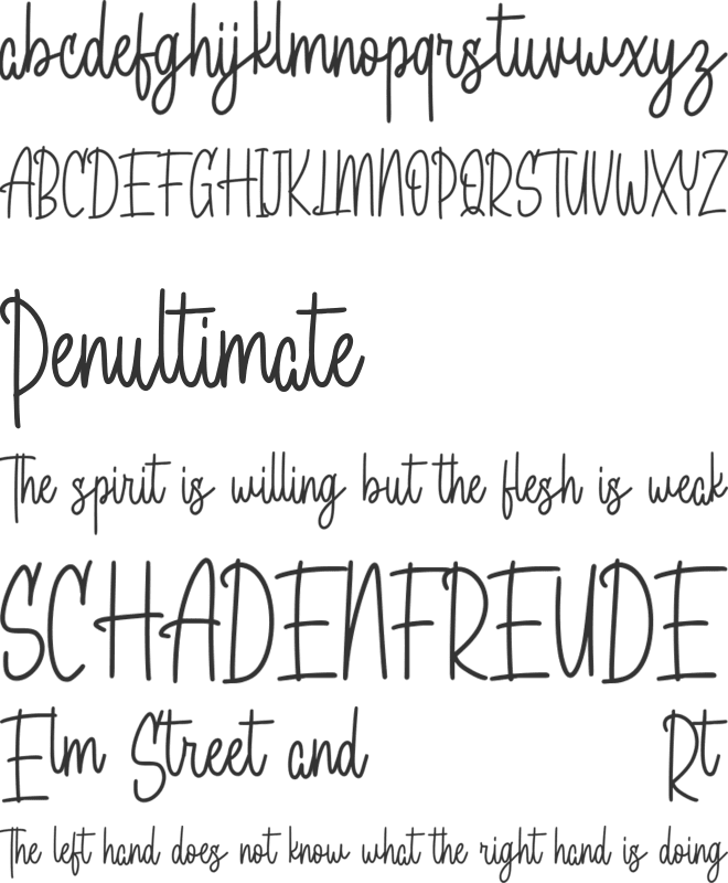 Bagelorts Free font preview