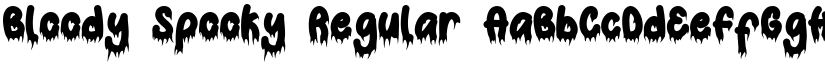 Bloody Spooky Regular font