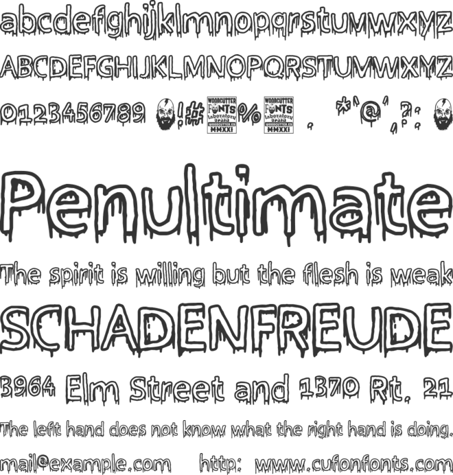 Manitas de Ministro font preview