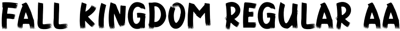 FALL KINGDOM Regular font