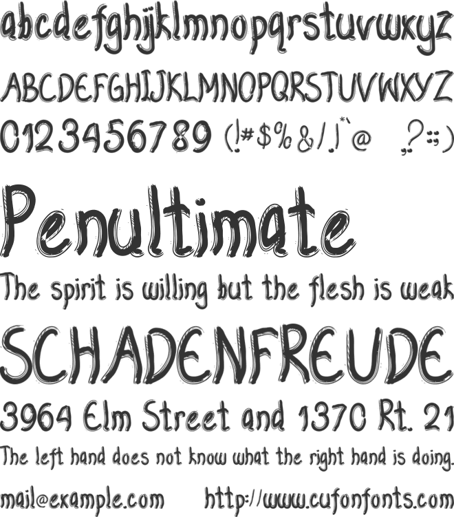 PremiumPuzzle font preview