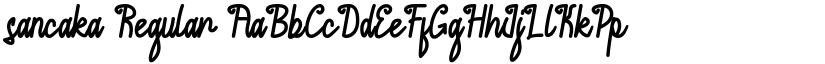 sancaka font download