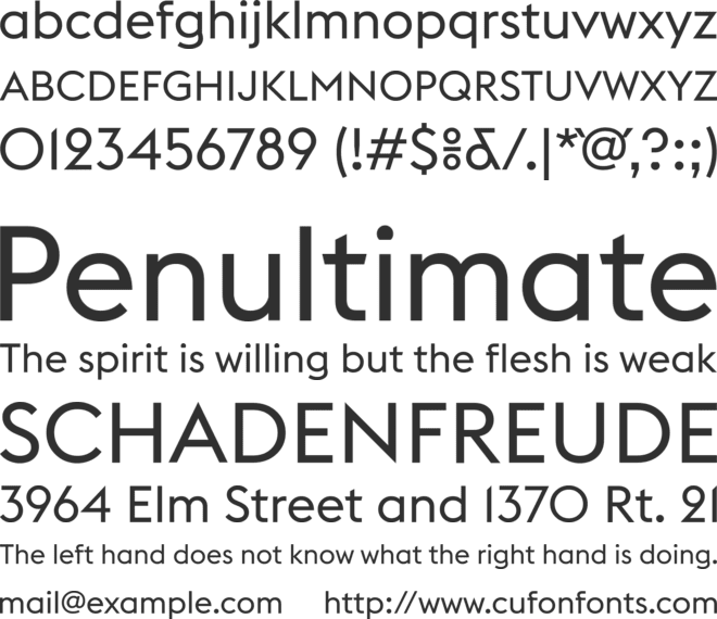 Euclid Flex font preview