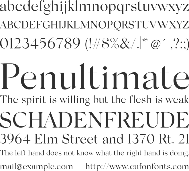Silk Serif font preview