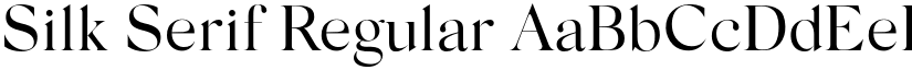 Silk Serif font download
