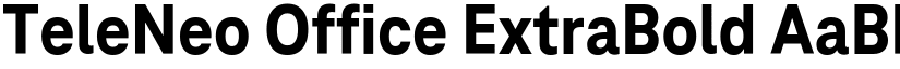 TeleNeo Office ExtraBold font