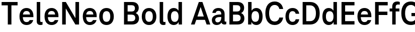 TeleNeo Bold font