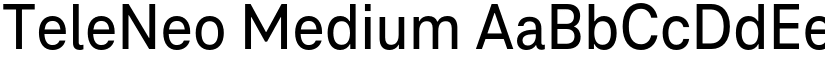 TeleNeo Medium font