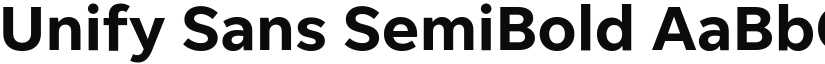 Unify Sans SemiBold font