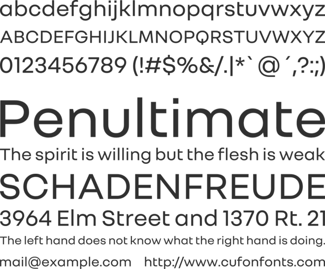Renault Group font preview