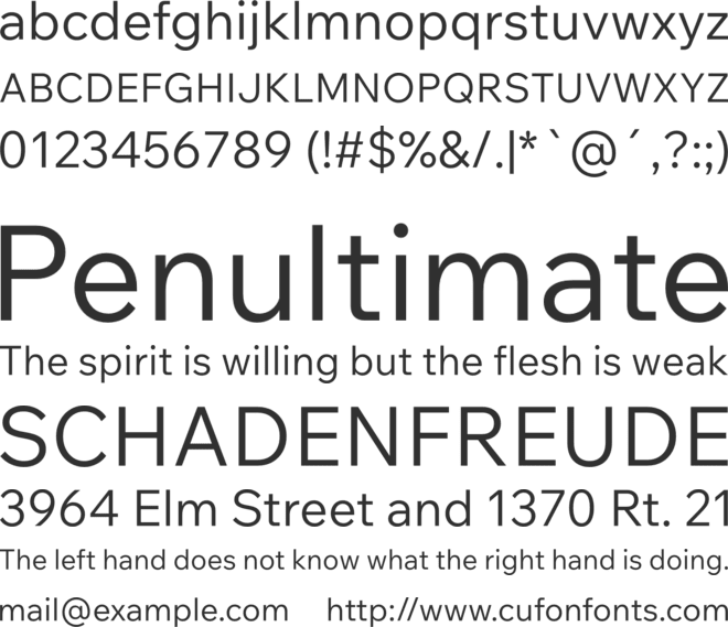 Wix Madefor Text font preview