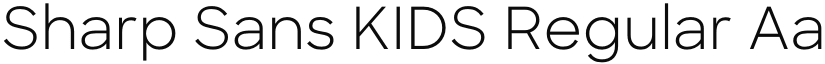 Sharp Sans KIDS font download