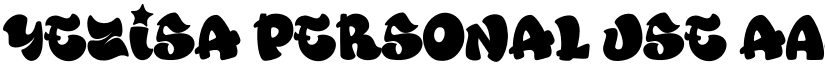 YEZiSA PERSONAL USE font