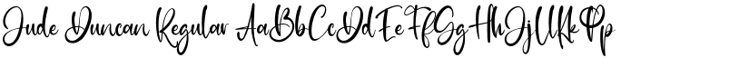 Jude Duncan font download