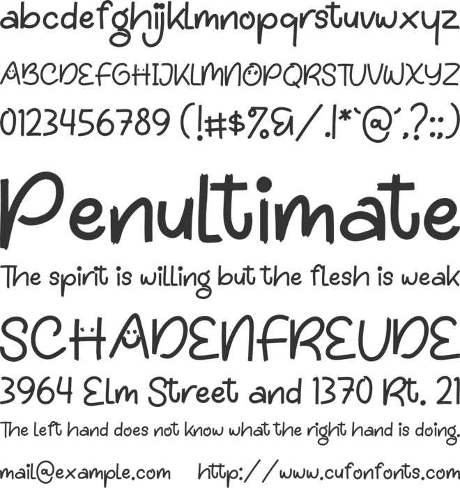 Pianoli Belista font preview