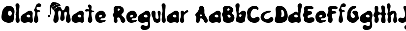 Olaf Mate Regular font