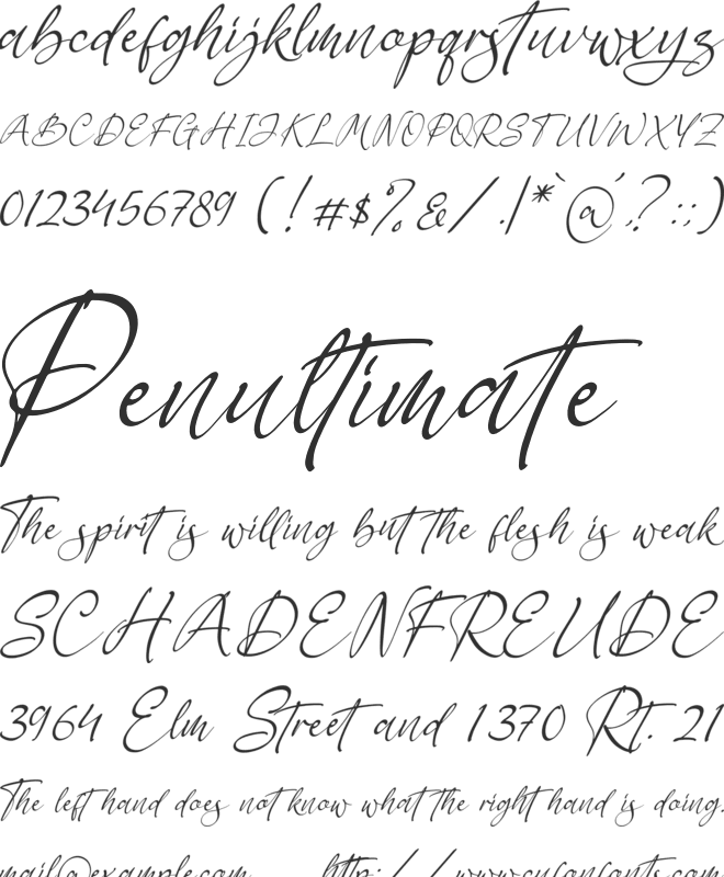 Berthylda Wilonalis font preview