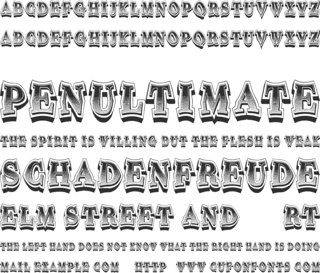 Pagpainit font preview