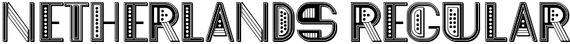 Netherlands Regular font