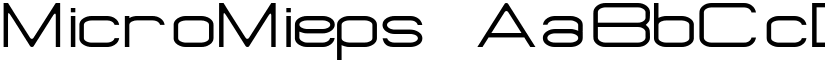MicroMieps font