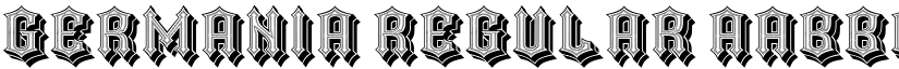 Germania Regular font