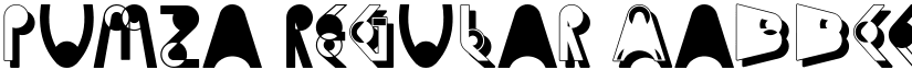 Pumza Regular font