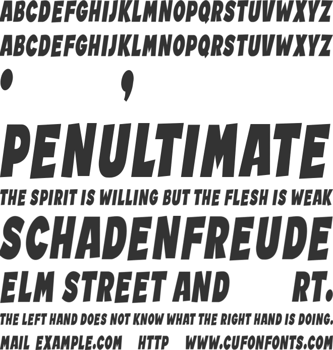 Knobber font preview