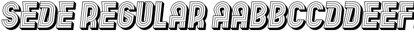 Sede Regular font