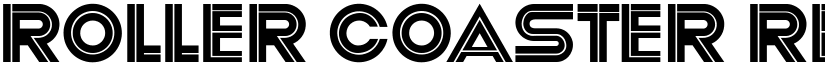 Roller Coaster Regular font
