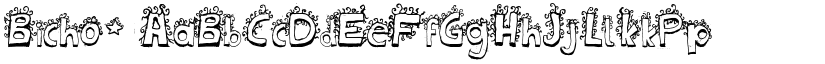 Bicho* font