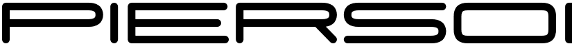 Piersob Regular font