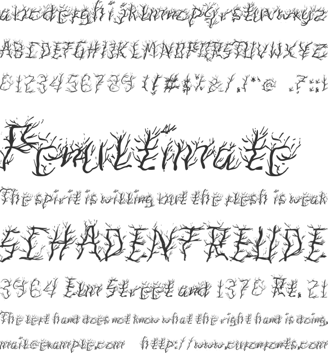 HARDMUS font preview