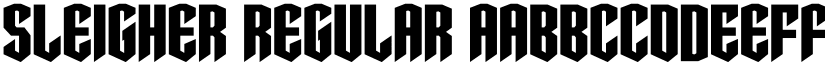 Sleigher Regular font