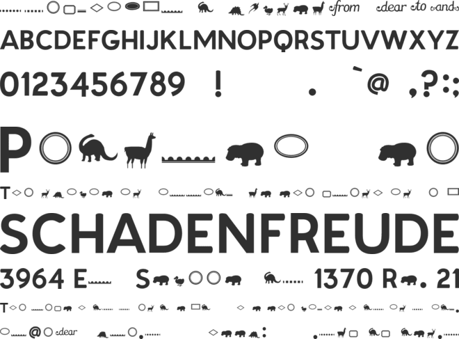 Patagonian Titles font preview