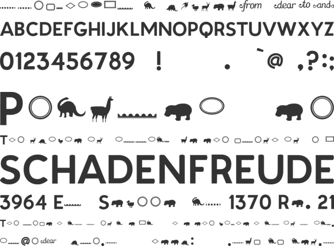 Patagonian Titles font preview