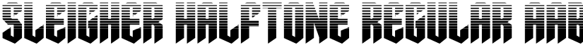 Sleigher Halftone Regular font