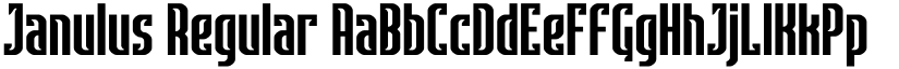 Janulus Regular font