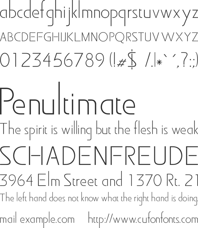 Rosie font preview