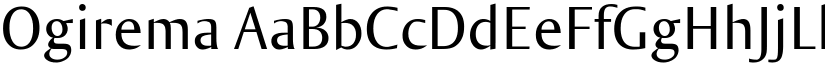 Ogirema font