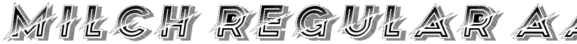 Milch Regular font